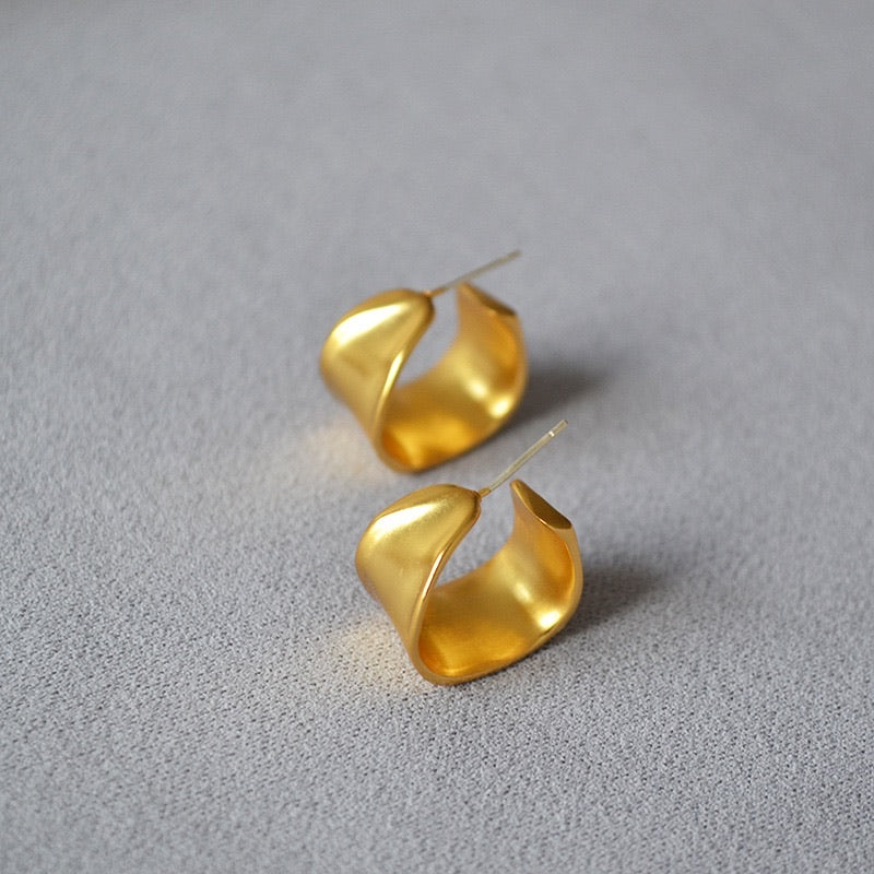 Chunky Flat Hoops