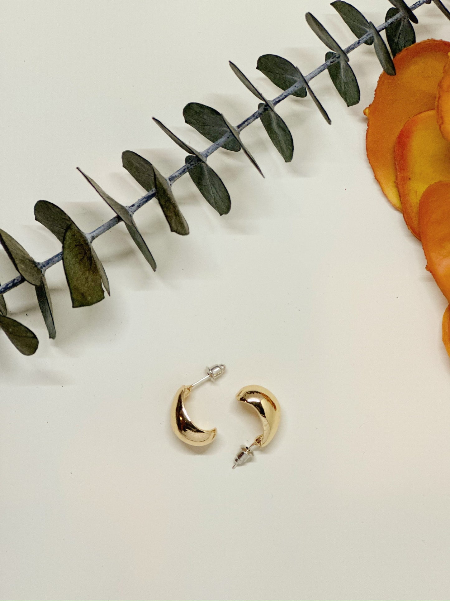 Bean Huggie Earrings