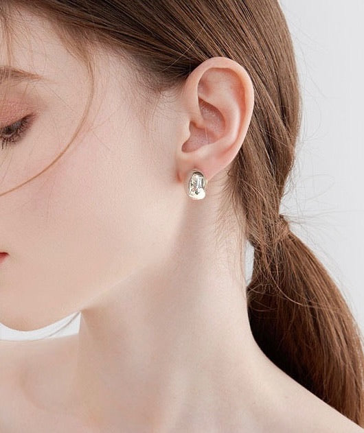 Bean Huggie Earrings