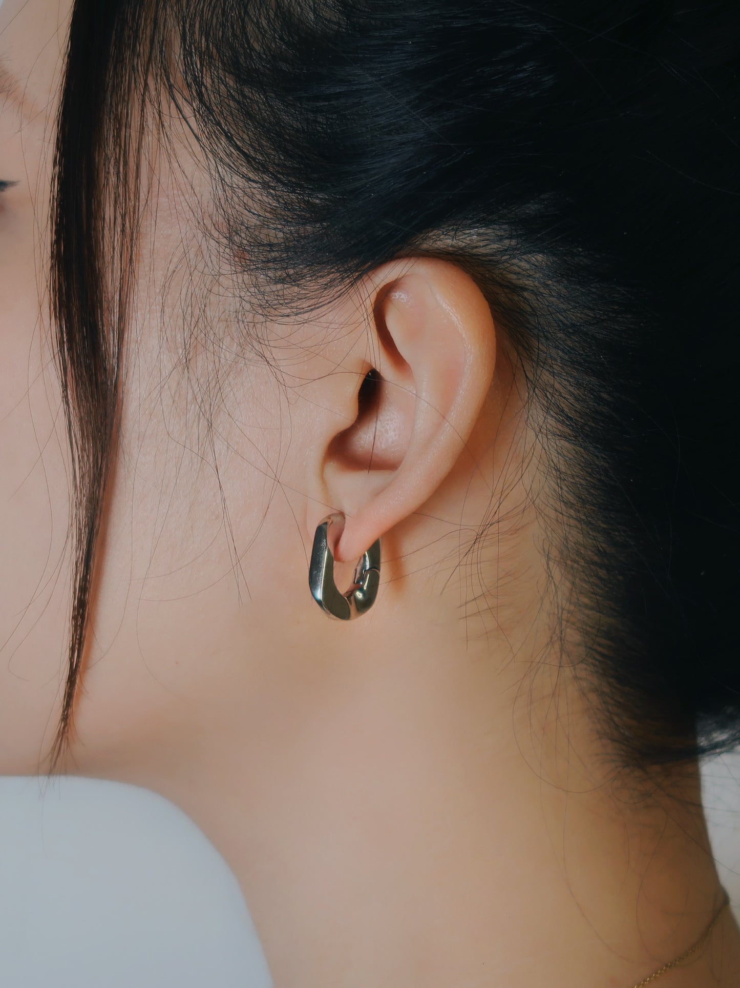 Edgy Square Hoops