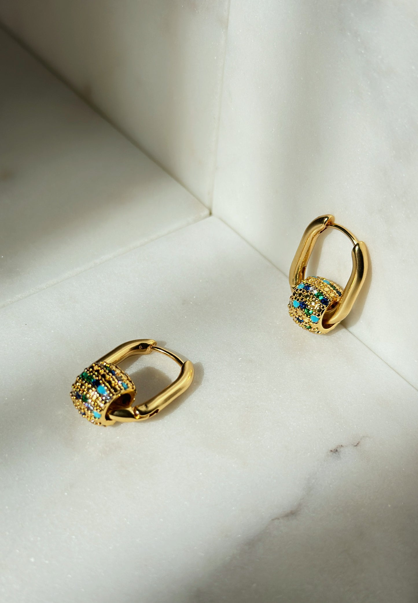 Rolling Bead Hoops