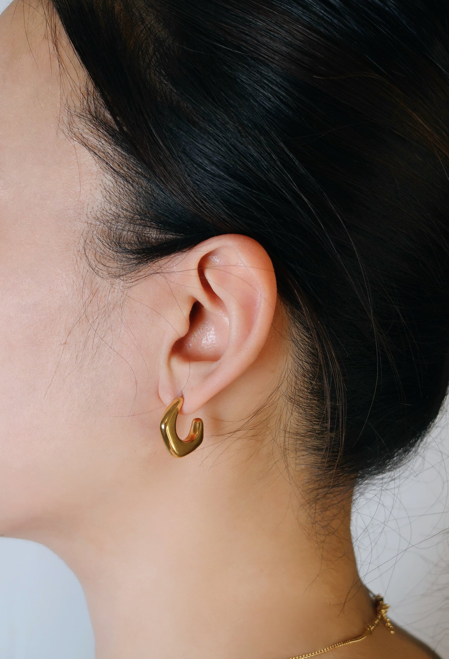 Square Crescent Hoops