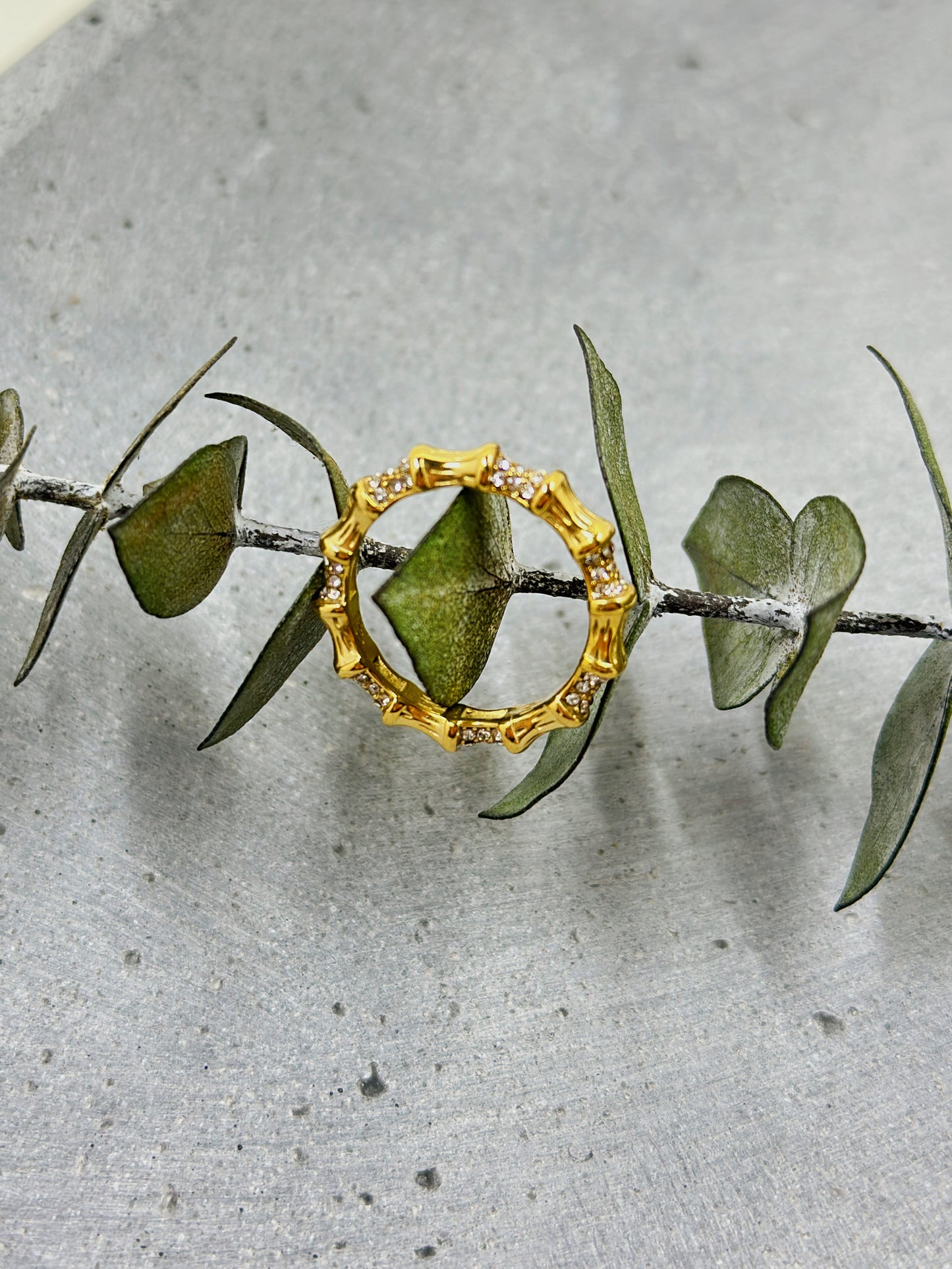 Bamboo Accent Ring