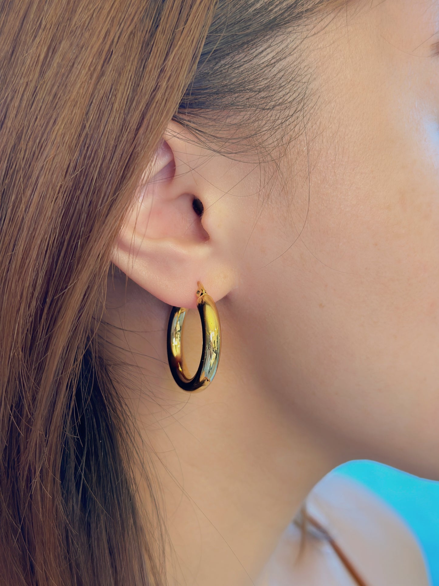 Classic Gold Hoops