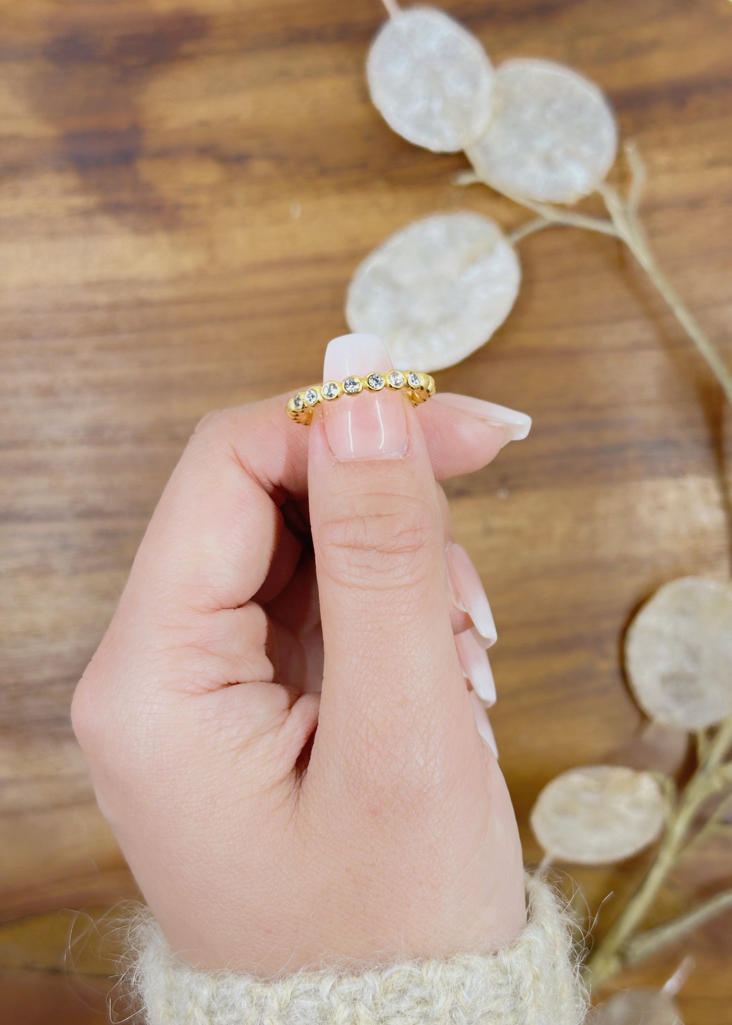 Sparkling Beaded Ring