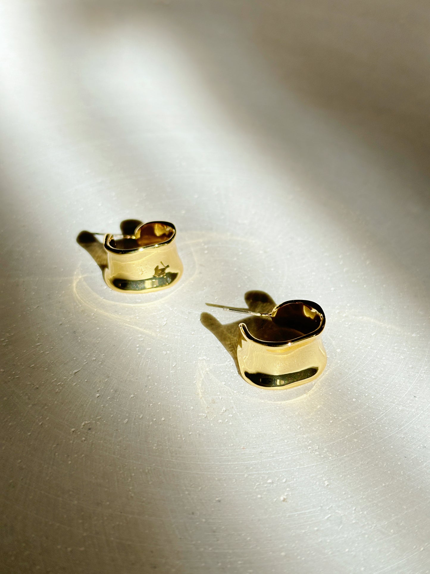 Chunky Flat Hoops