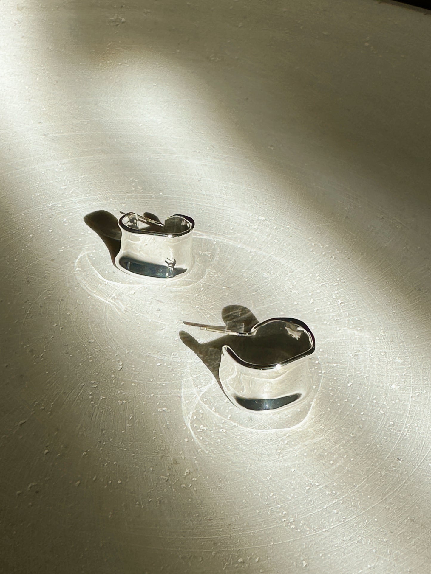 Chunky Flat Hoops