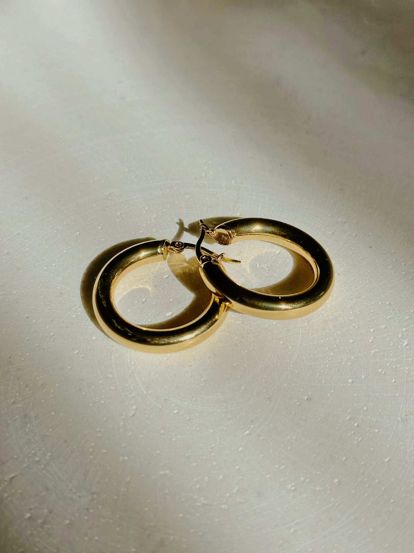 Classic Gold Hoops