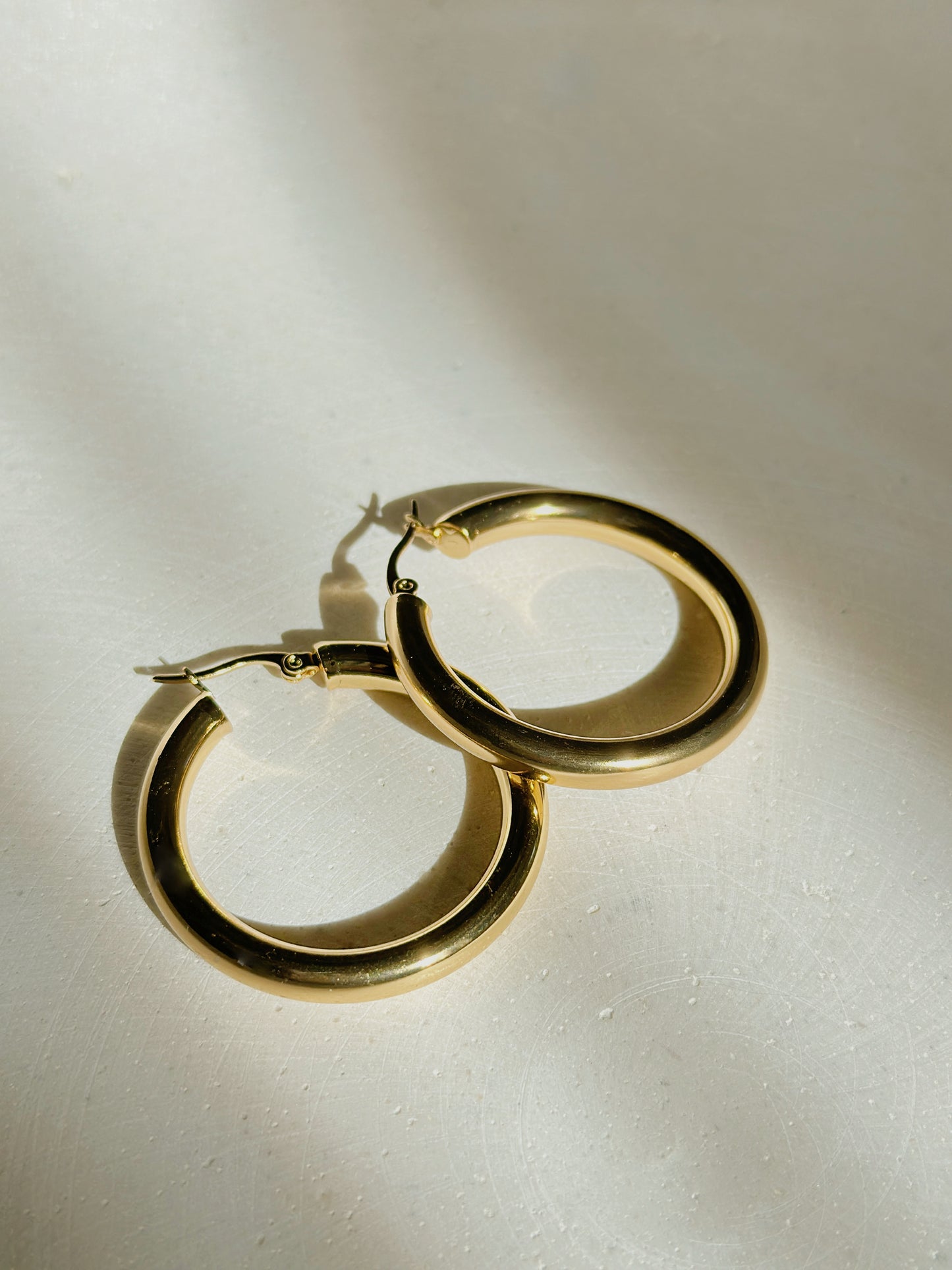 Classic Gold Hoops