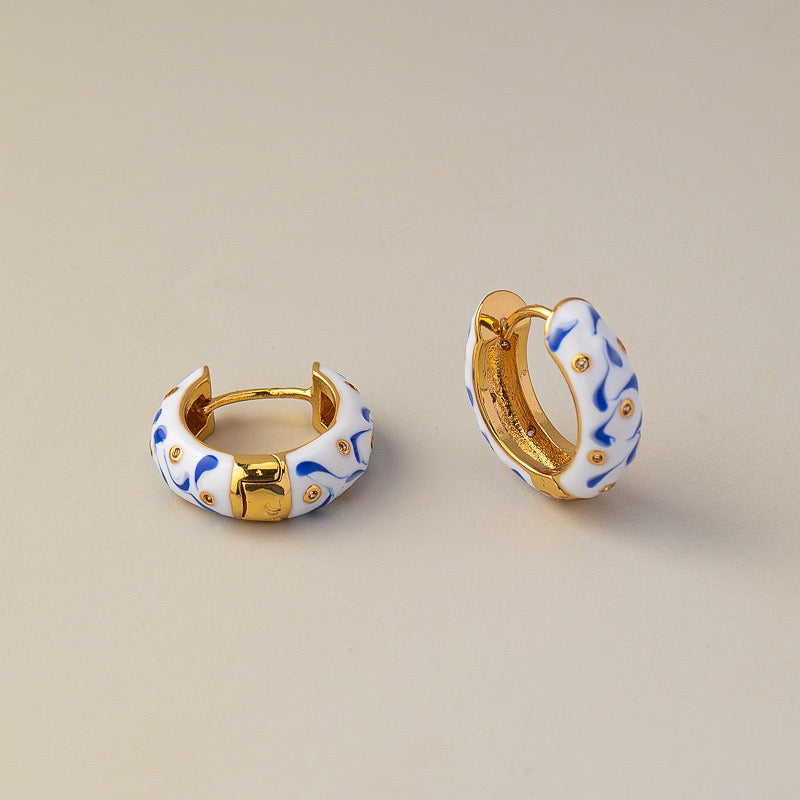 Porcelain Hoops