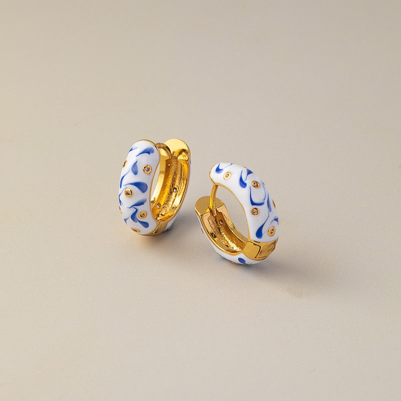 Porcelain Hoops