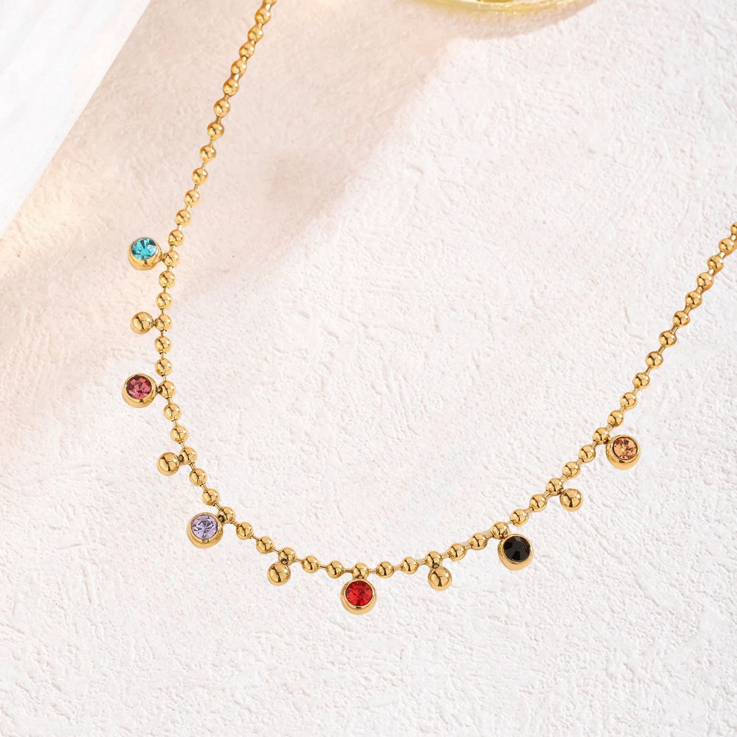 Color Pop Gem Necklace