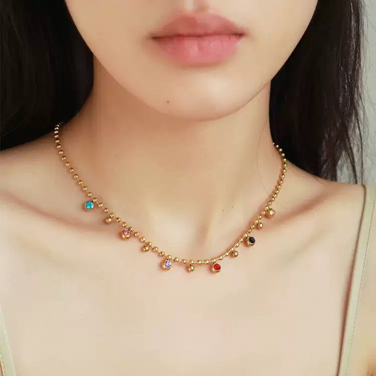 Color Pop Gem Necklace