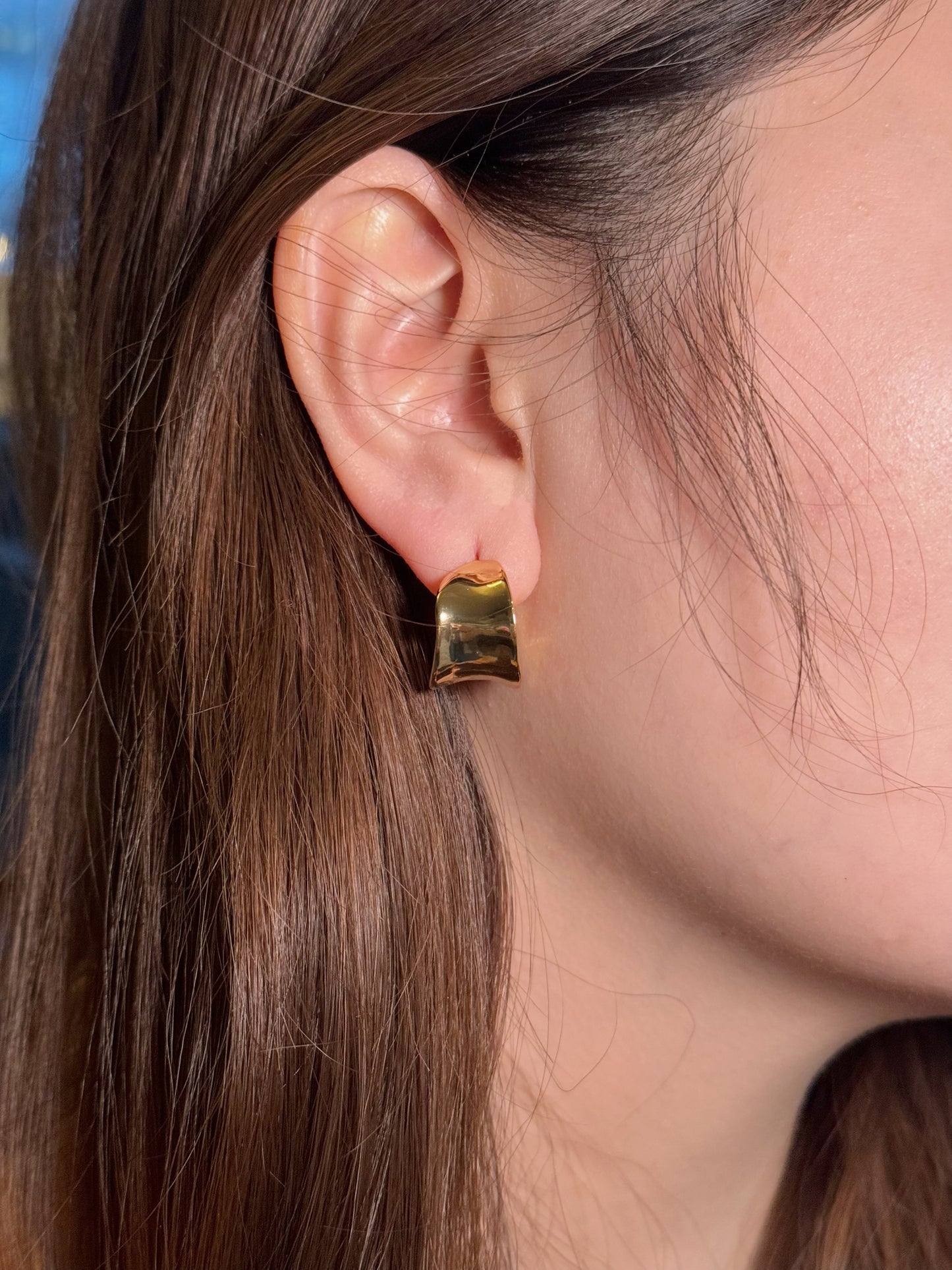 Chunky Flat Hoops