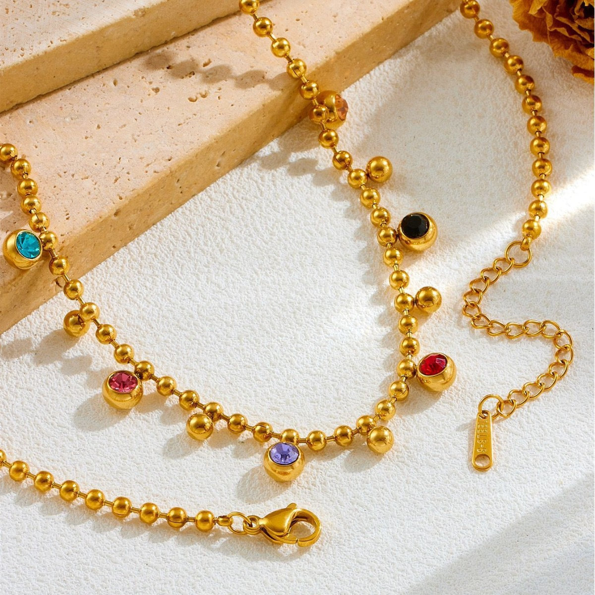 Color Pop Gem Necklace