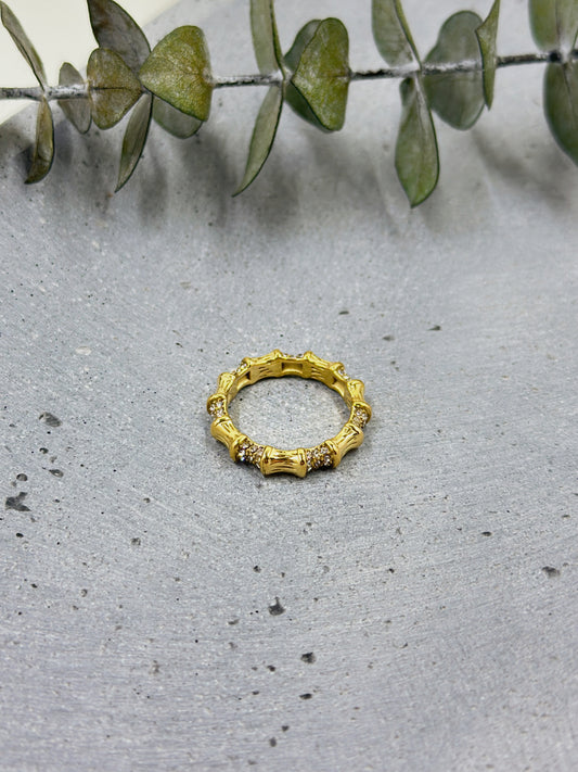 Bamboo Accent Ring