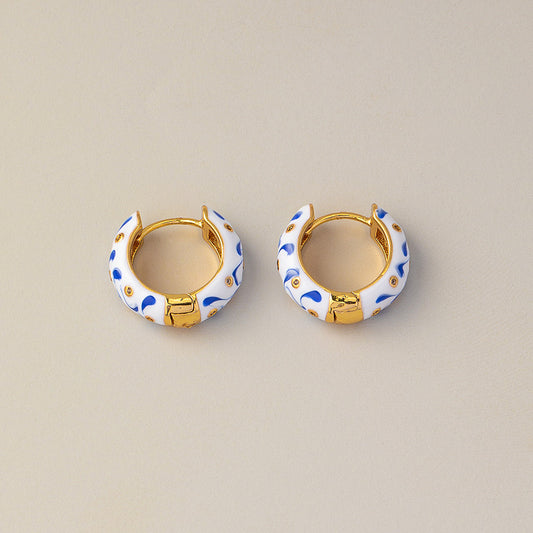 Porcelain Hoops